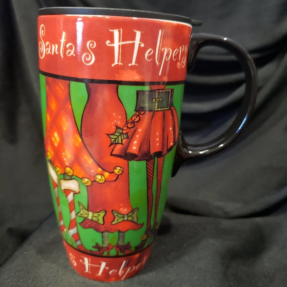 Cypress  Santa's Helpers mug with original box and tag